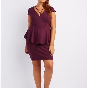 Charlotte Russe Peplum Dress